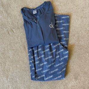Calvin Klein Navy Pajama Set